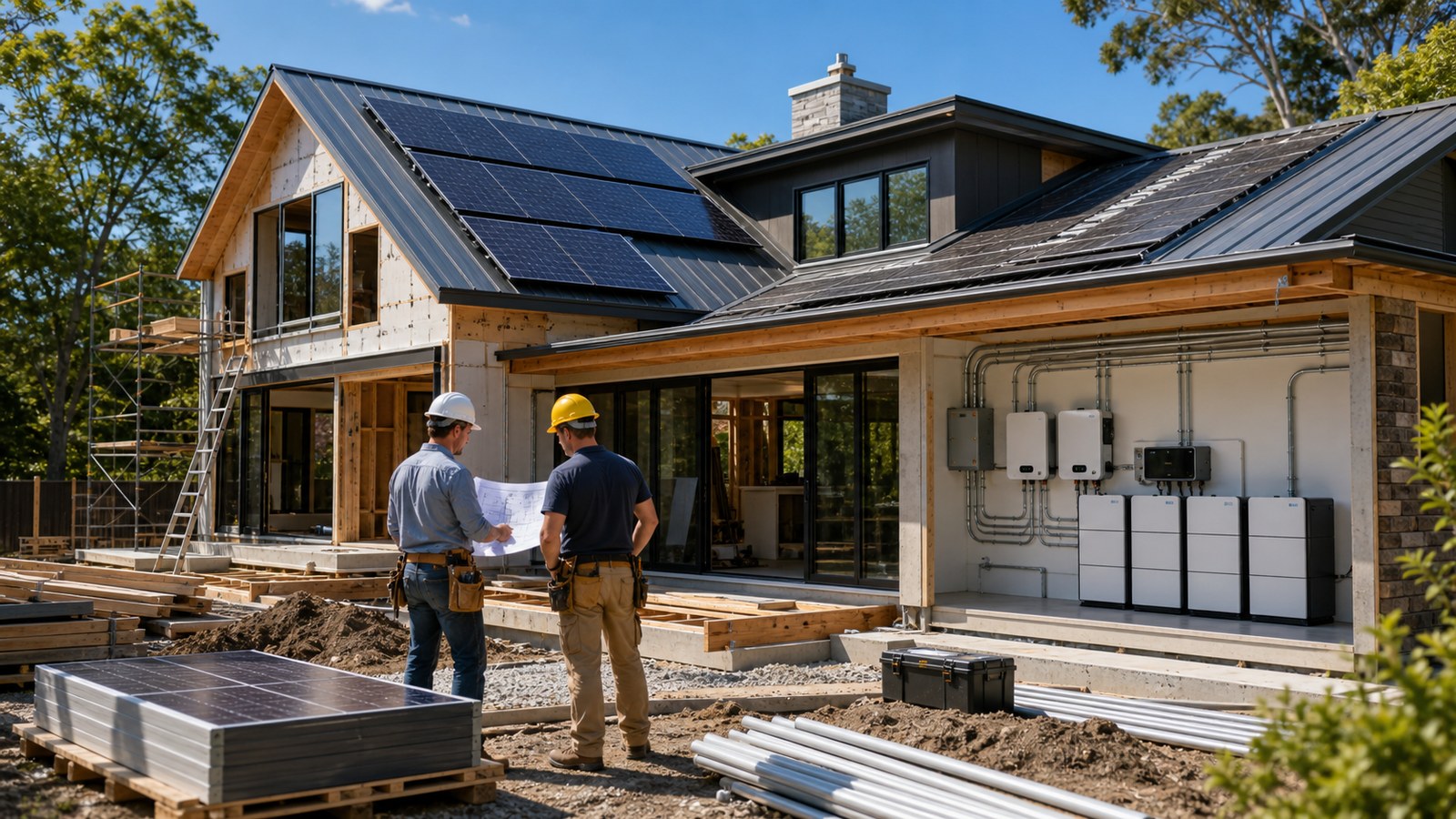 Beginner’s Guide to Building a Fully Solar-Powered House solar explainer image