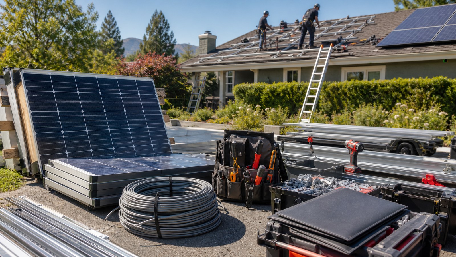 Step-by-Step Solar Panel Installation Process Explained for Beginners solar explainer image