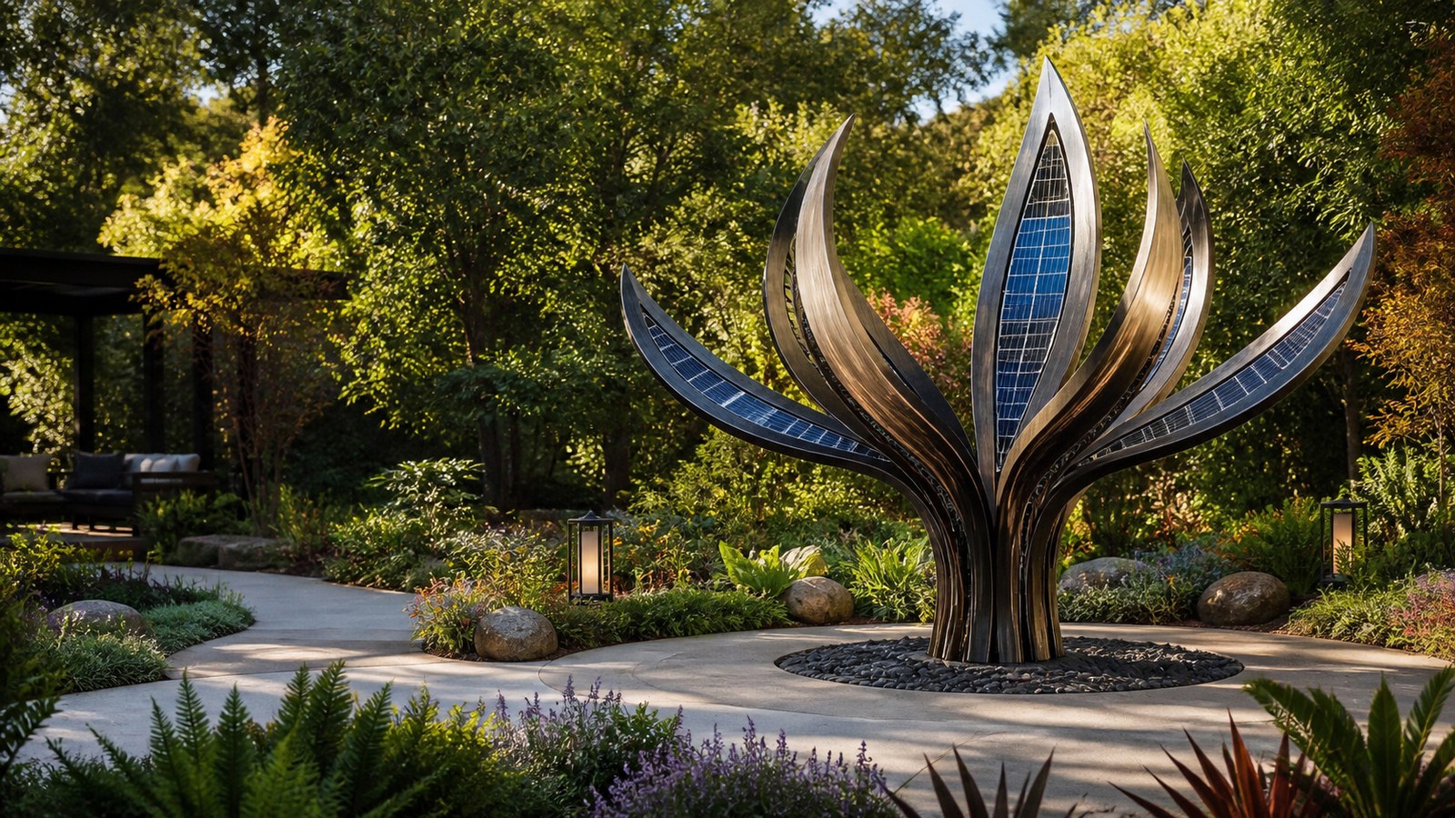 Large Solar Sculptures That Become the Centerpiece of Your Garden solar explainer image